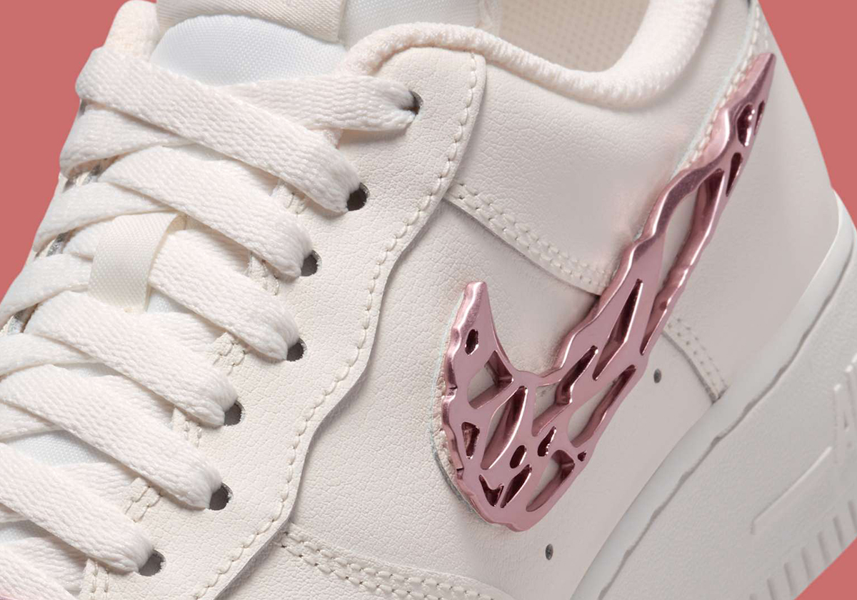 Nike's Quick And Easy Air Force 1 Upgrade Features Metallic Pink Swooshes