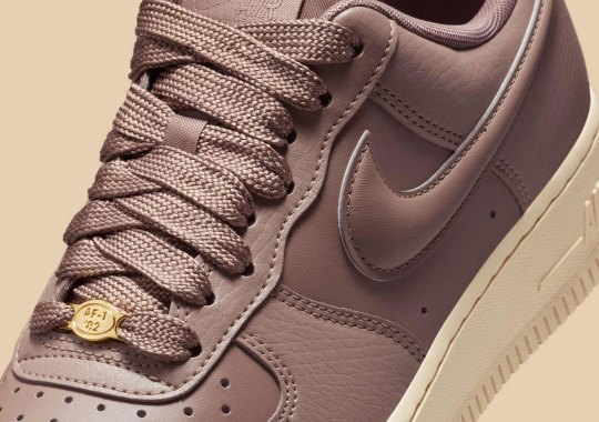 The Nike Air Force 1 “Mink Brown” Features A Puffy Swoosh