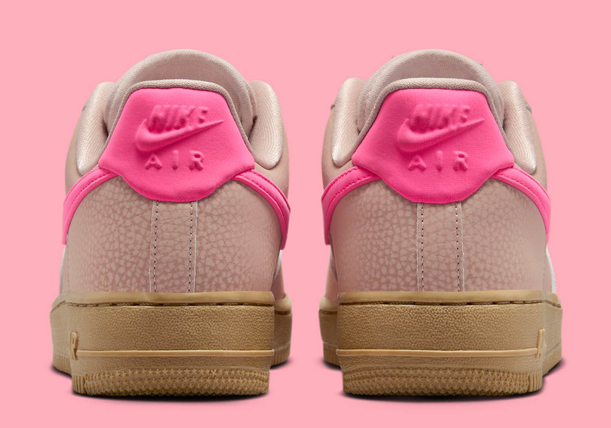 nike air force 1 low particle beige hyper pink gum light brown ib1161 200 release date 7