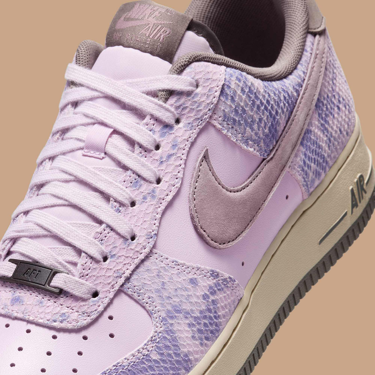 Nike Air Force 1 Low Purple Snakeskin Hf2898 500 2