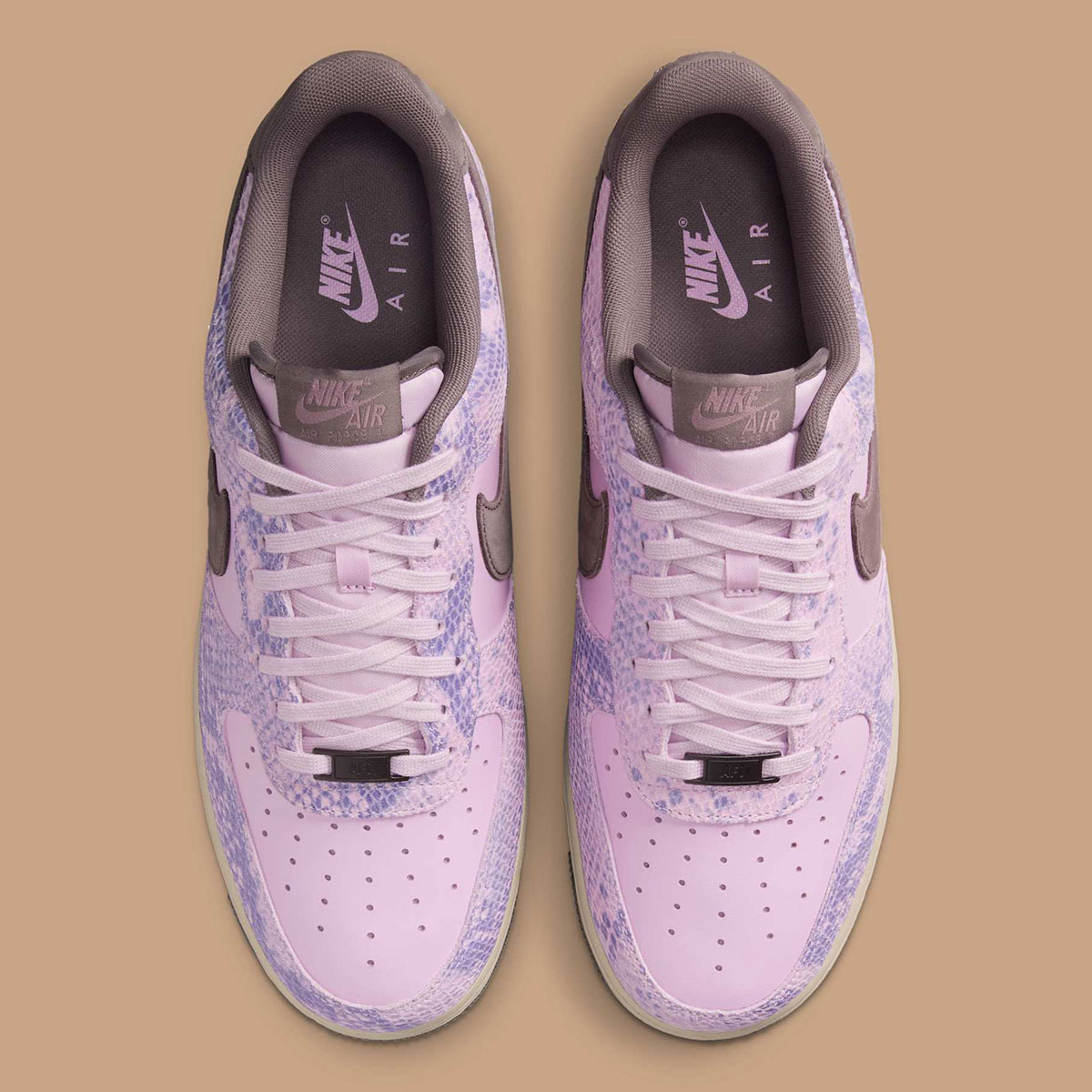 Nike Air Force 1 Low Purple Snakeskin Hf2898 500 4