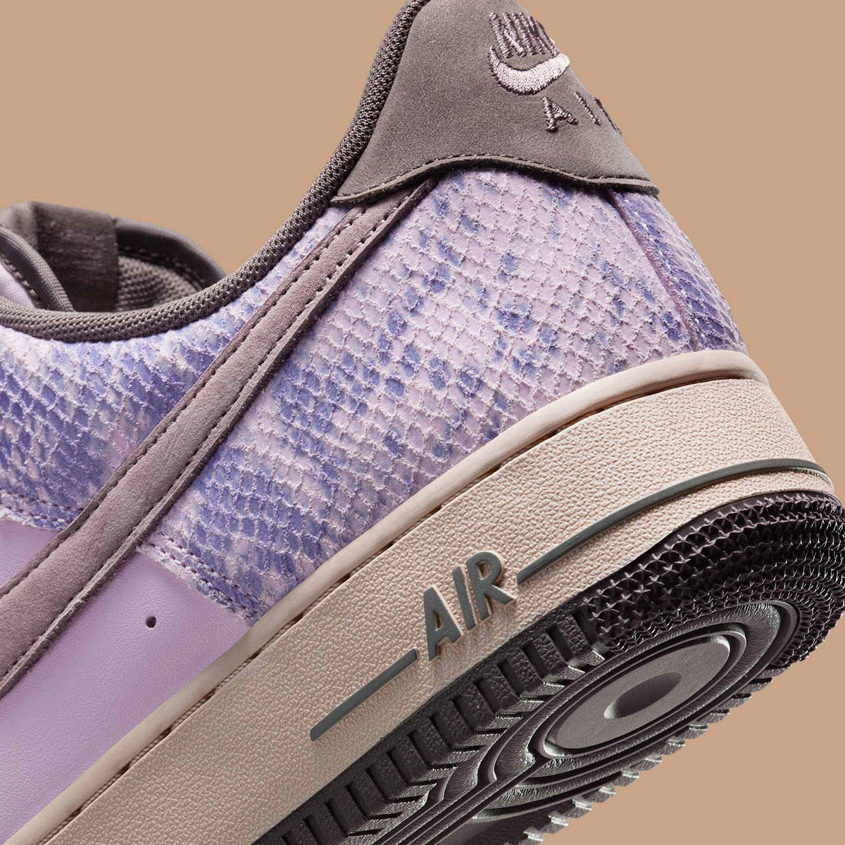 Nike Air Force 1 Low Purple Snakeskin Hf2898 500 5