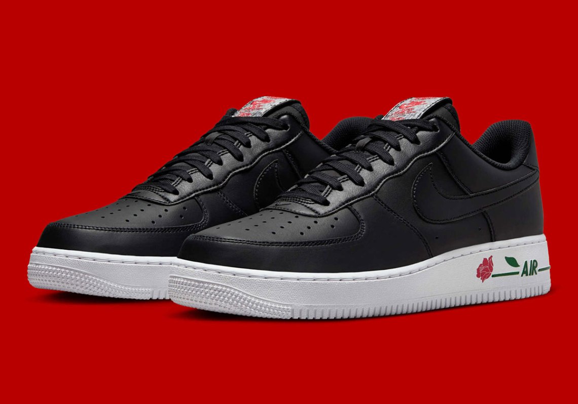 Nike Air Force 1 Roses Black IB4473-010 | SneakerNews.com