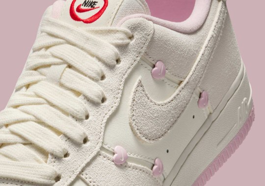 Nike Adds Pink Mini Hearts To The Air Force 1 Low "Valentine's Day"