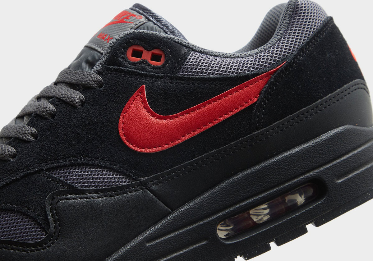 Nike Air Max 1 Black University Red FZ5808 008 SneakerNews