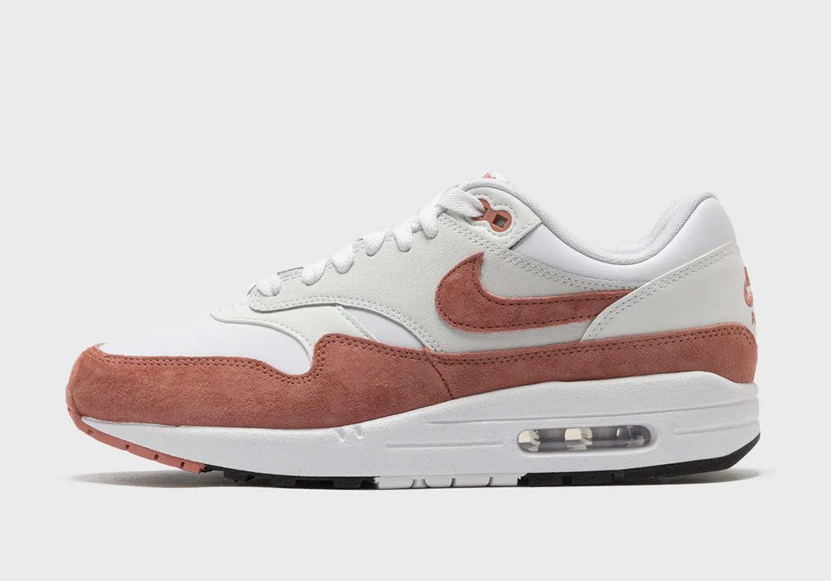 Canyon Pink Suedes Adorn This Women's Nike Air Max 1