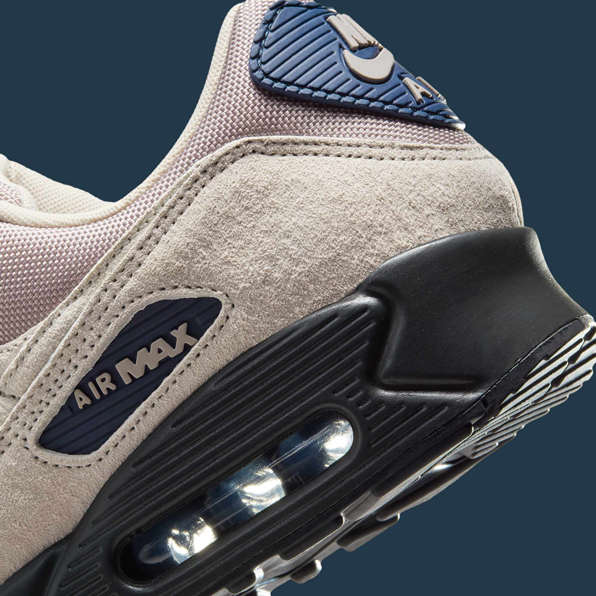 Nike Air Max 90 Light Orewood Brown College Grey Navy Ib3077 100 2