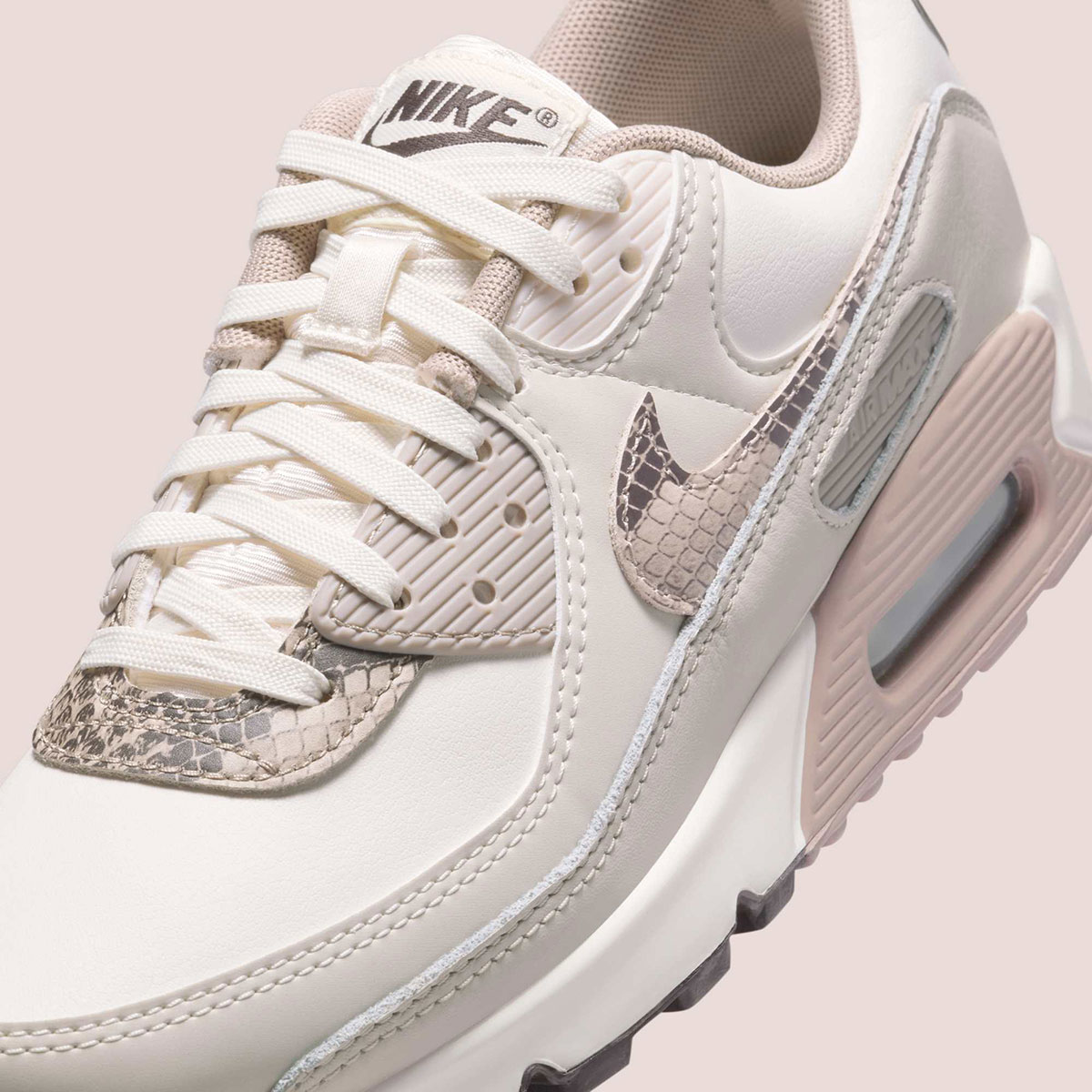 Nike Air Max 90 Snakeskin Womens Light Pink Hv4915 100 7