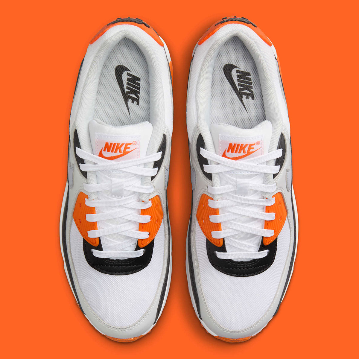 Nike Air Max 90 White Black Orange Dh8010 108 2