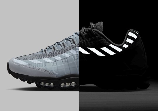 The Jason Nike Air Max 95 Ultra Wears Reflective Caution Strip Details