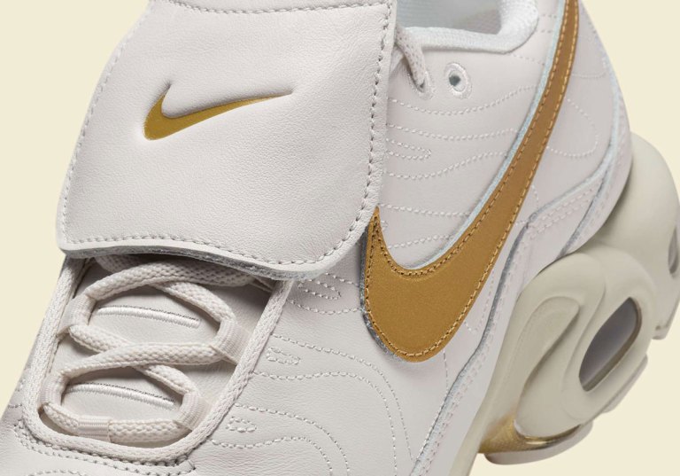 Nike Men\'s Air Max Plus Tiempo Sneakers Phantom Metallic Gold HV2541-001 Size 15 Nike Air Max Plus Tiempo Phantom and Metallic Gold HV2541  main image 2