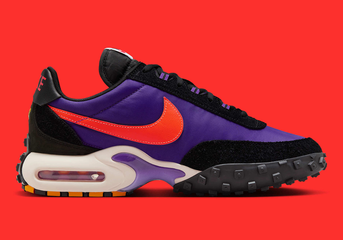 Nike Air Max Waffle Racer Voltage Purple Total Orange Black Fv6946 500 6