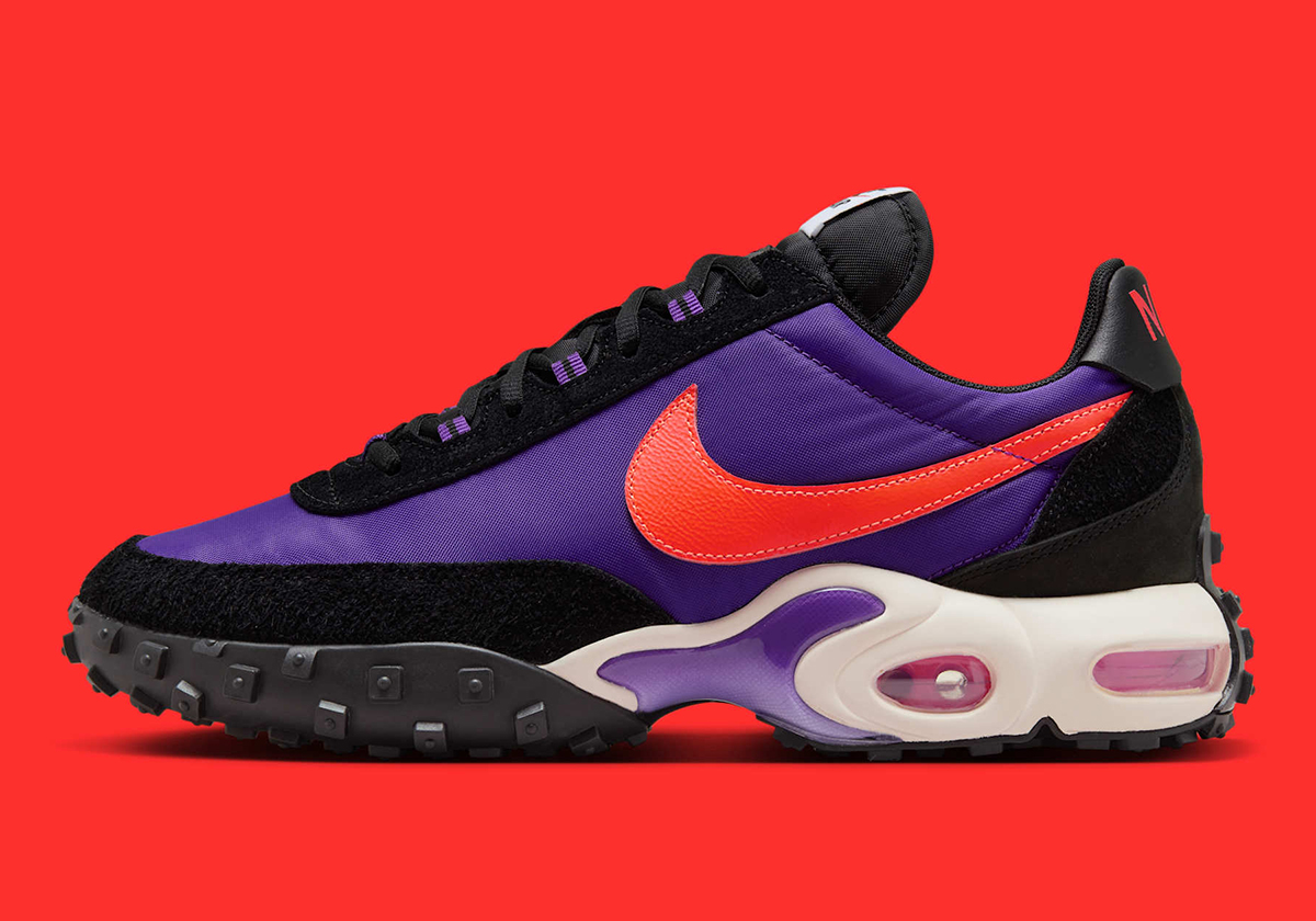 Nike Air Max Waffle Racer Voltage Purple Total Orange Black Fv6946 500 8