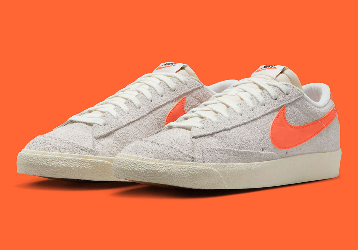 Nike Brings A “Safety Orange” Swoosh To The Blazer Low ’77