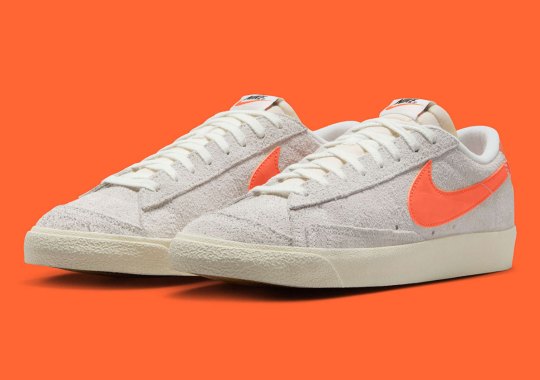 Nike Brings A "Safety Orange" Swoosh To The Blazer Low '77