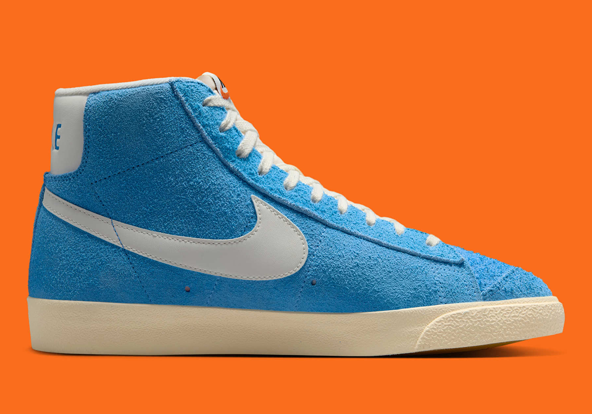 Nike Blazer Mid 77 University Blue Sail Muslin Black Safety Orange Hf3157 400 1