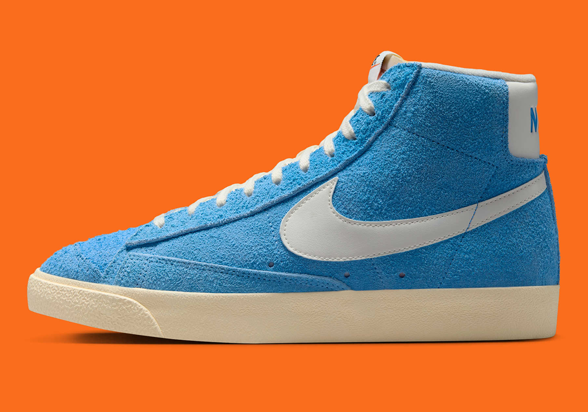 Nike Blazer Mid 77 University Blue Sail Muslin Black Safety Orange Hf3157 400 4