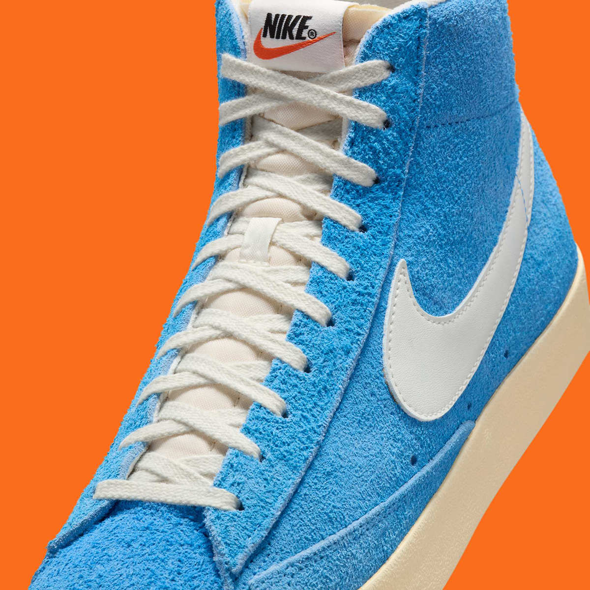 Nike Blazer Mid 77 University Blue Sail Muslin Black Safety Orange Hf3157 400 6