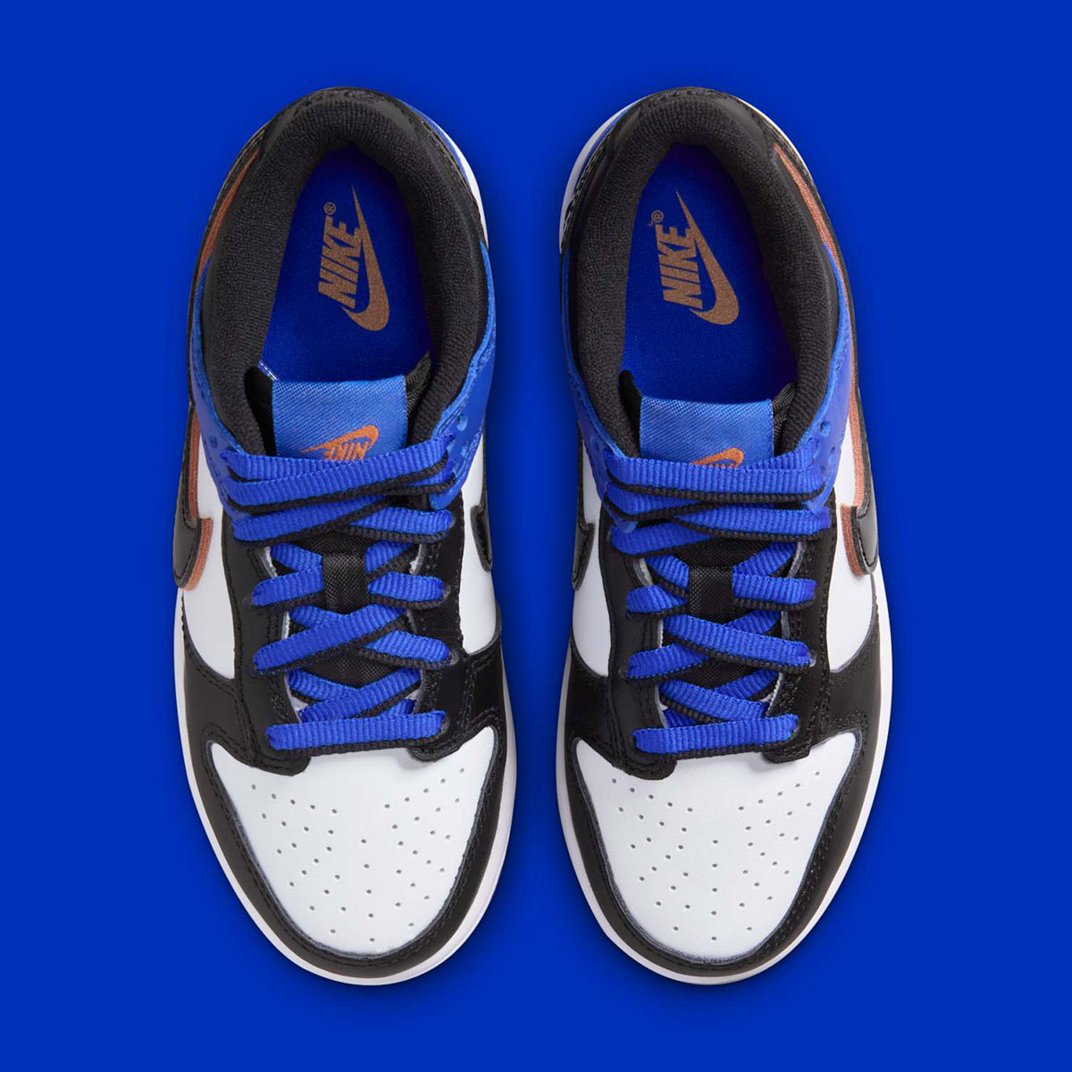 Nike Dunk Low Kids Upside Down Swoosh Knicks 5