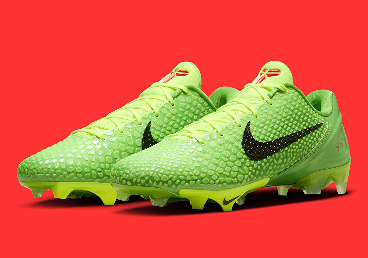 Nike Kobe 6 Grinch Vapor Edge Cleats FQ7645 300 SneakerNews