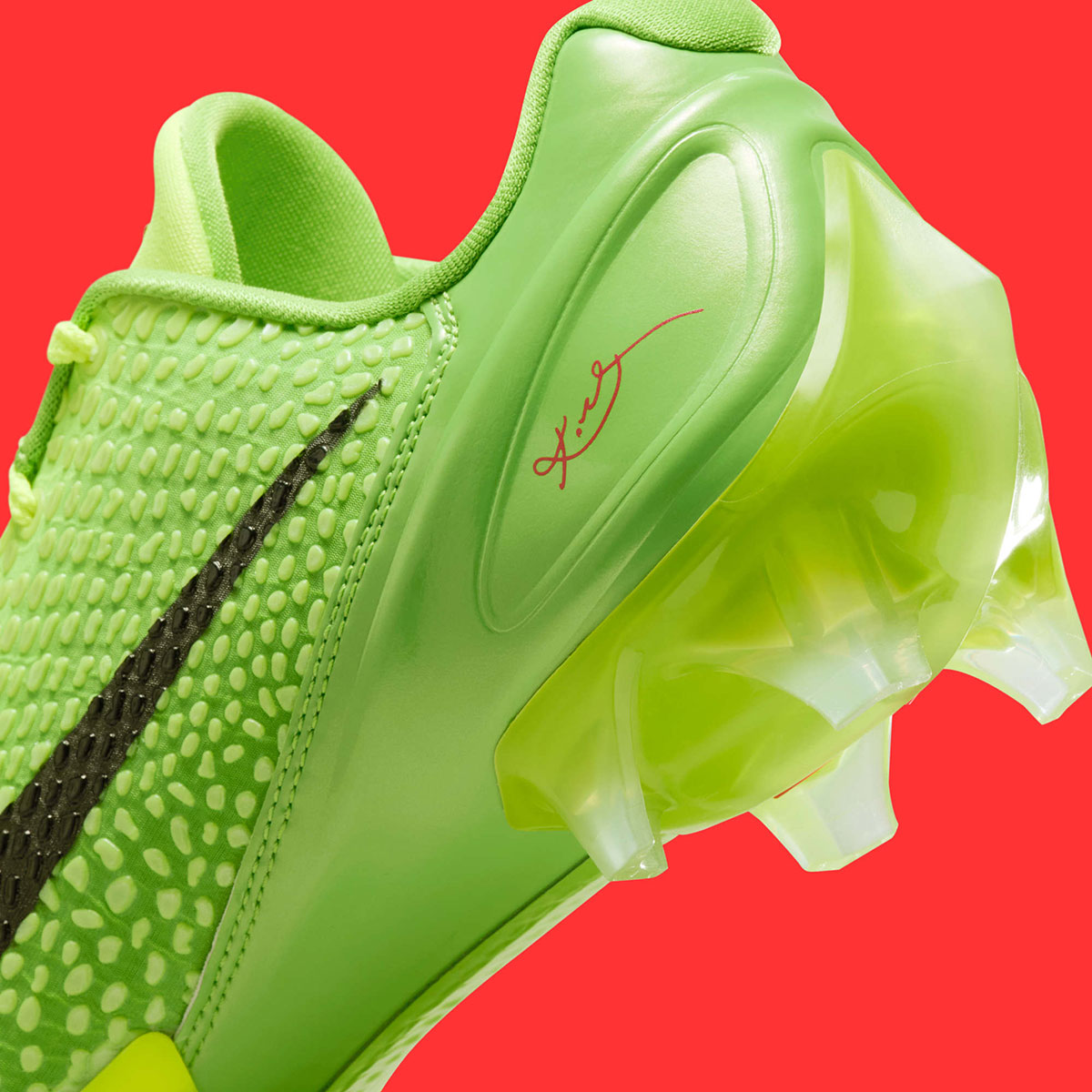 Nike Kobe 6 Grinch Vapor Edge Cleats Fq7645 300 5