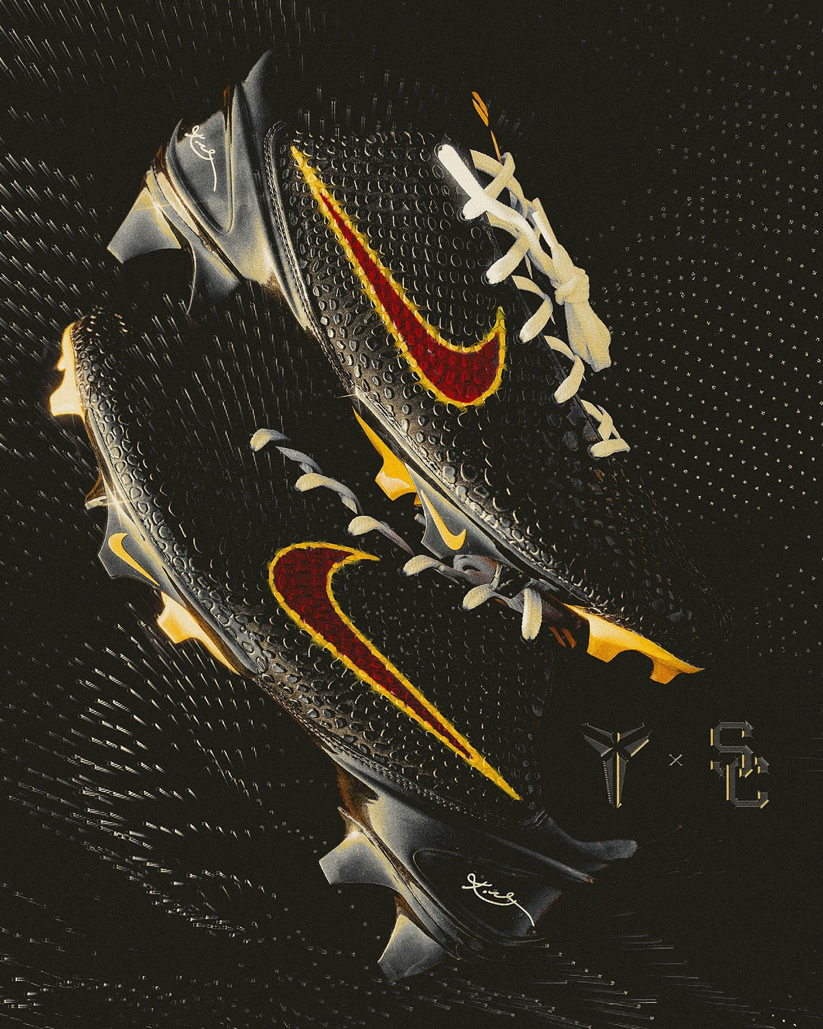 Nike Kobe 6 Usc Trojans Pe Cleats 10