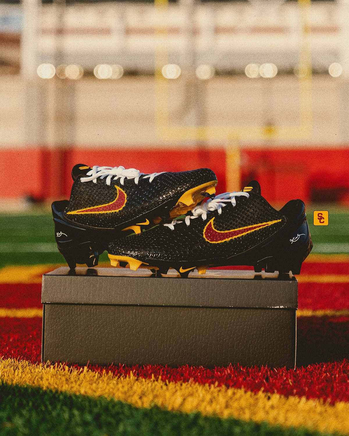 Nike Kobe 6 Usc Trojans Pe Cleats 2