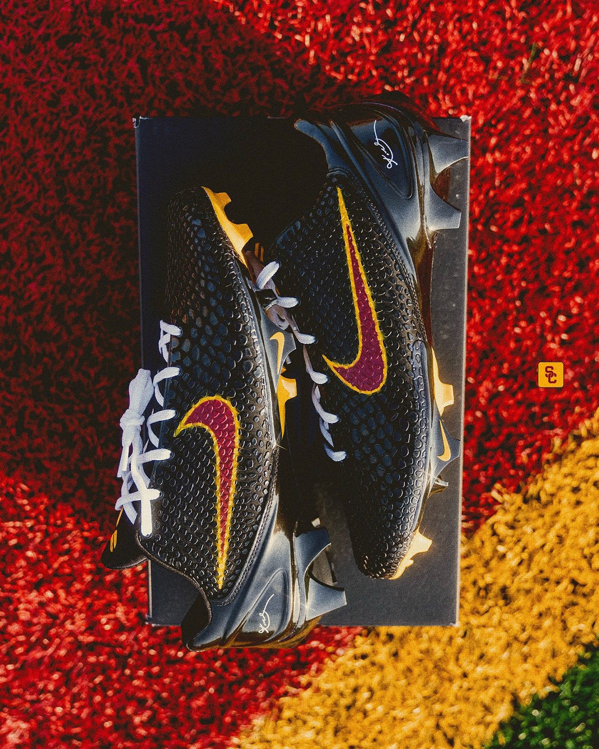 Nike Kobe 6 Usc Trojans Pe Cleats 3