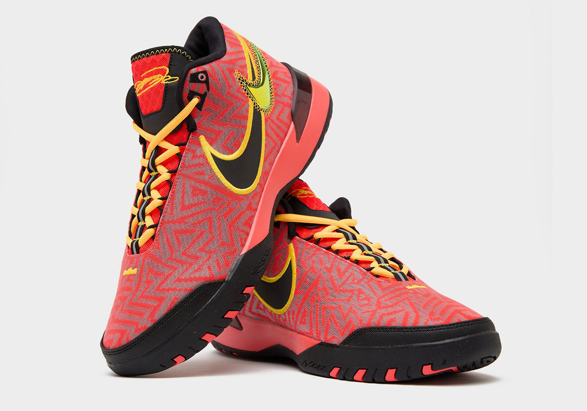 Nike Lebron Nxxt Genisus Bright Crimson White Black Sundial Hf0712 600 5