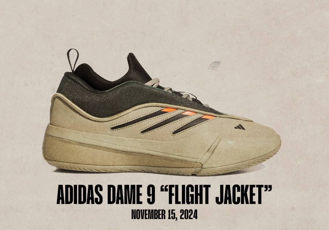 Sneaker Releases November 10 November 16 2024 Adidas Dame 9 Flight Jacket