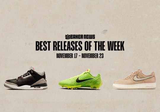 Jordan 3 "Black Cement," Kobe 6 "Grinch" Cleats And All Of This Week's Best Releases