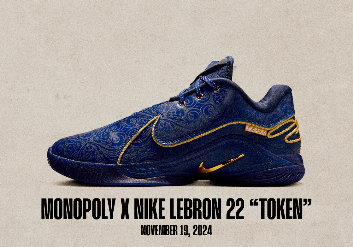 Sneaker Releases November 17 November 24 2024 Nike Lebron 22 Monopoly Token