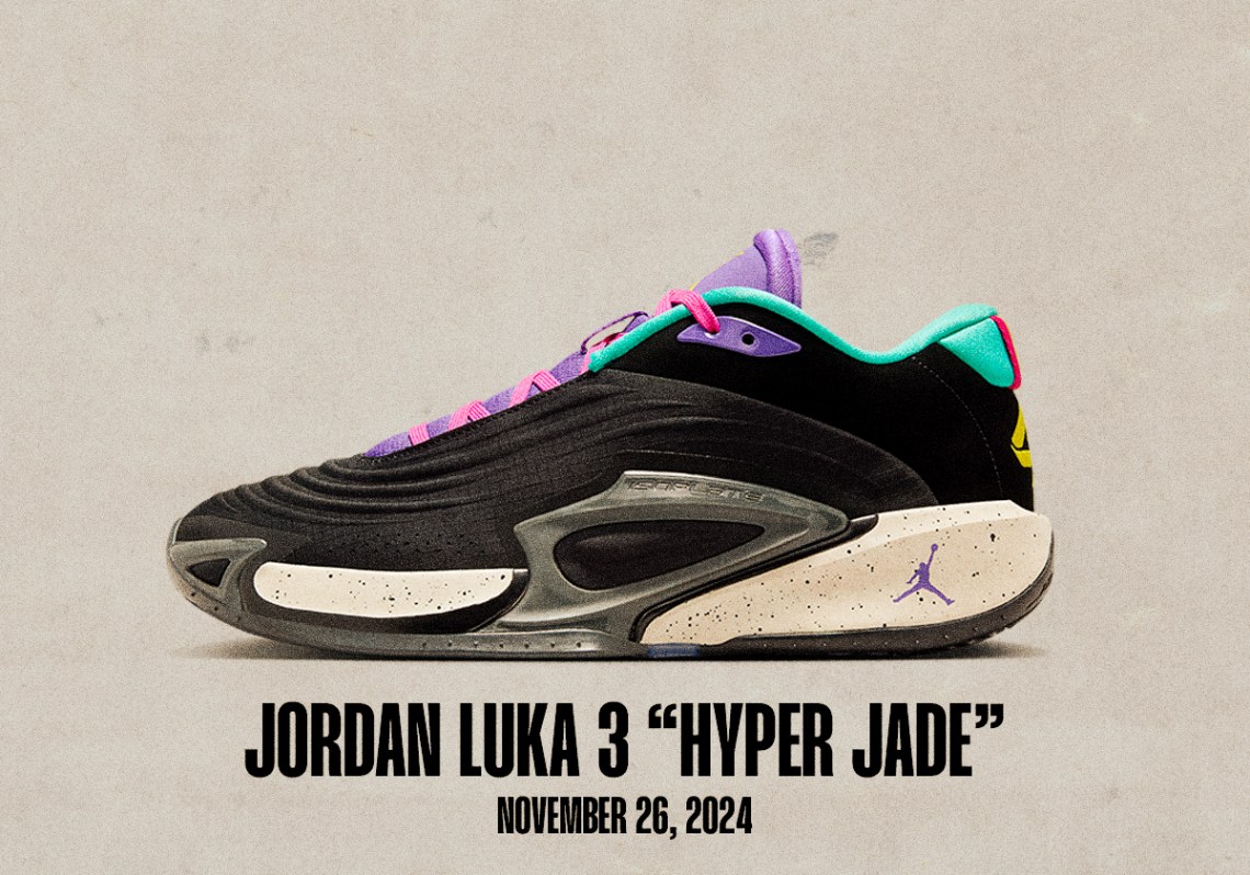 sneaker office-accessories Releases November 24 November 30 2024 Jordan Luka 3 Hyper Jade