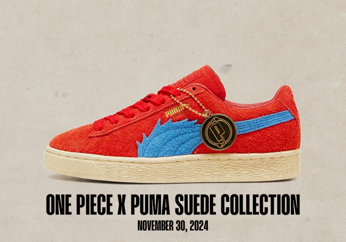 sneaker office-accessories Releases November 24 November 30 2024 One Piece Puma Suede