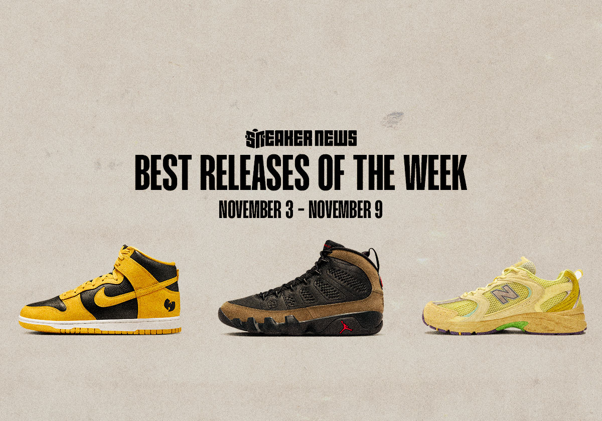 Wu Tang Dunks, Jordan 9 "Olive," And All Of This Week's Best Releases