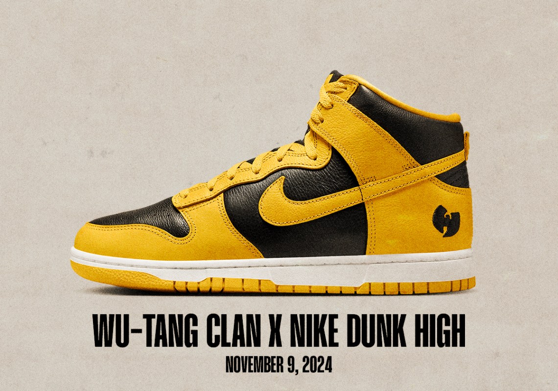 Sneaker Releases October 27 November 2 2024 Wu Tang Clan Nike Dunk High