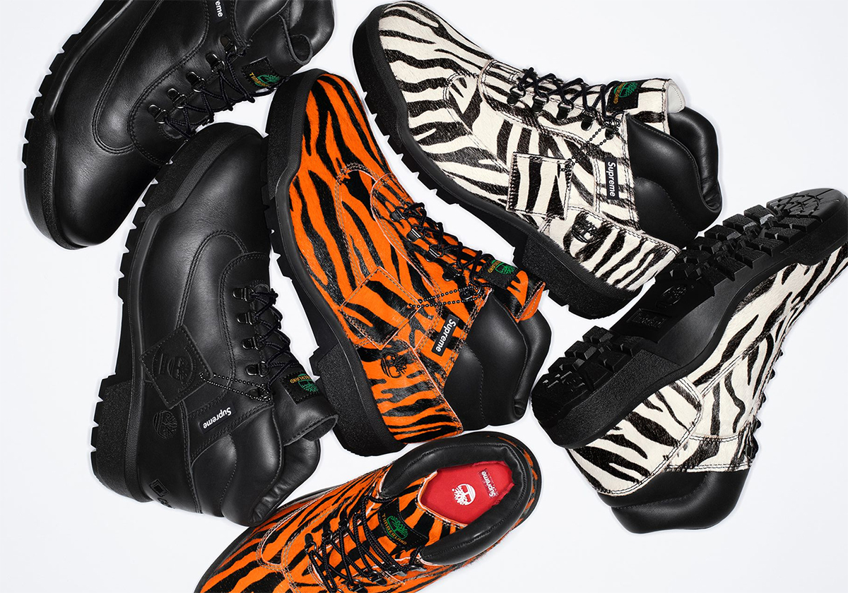 Supreme’s Next Timberland Field Boot Collab Features GORE-TEX And Animal Prints