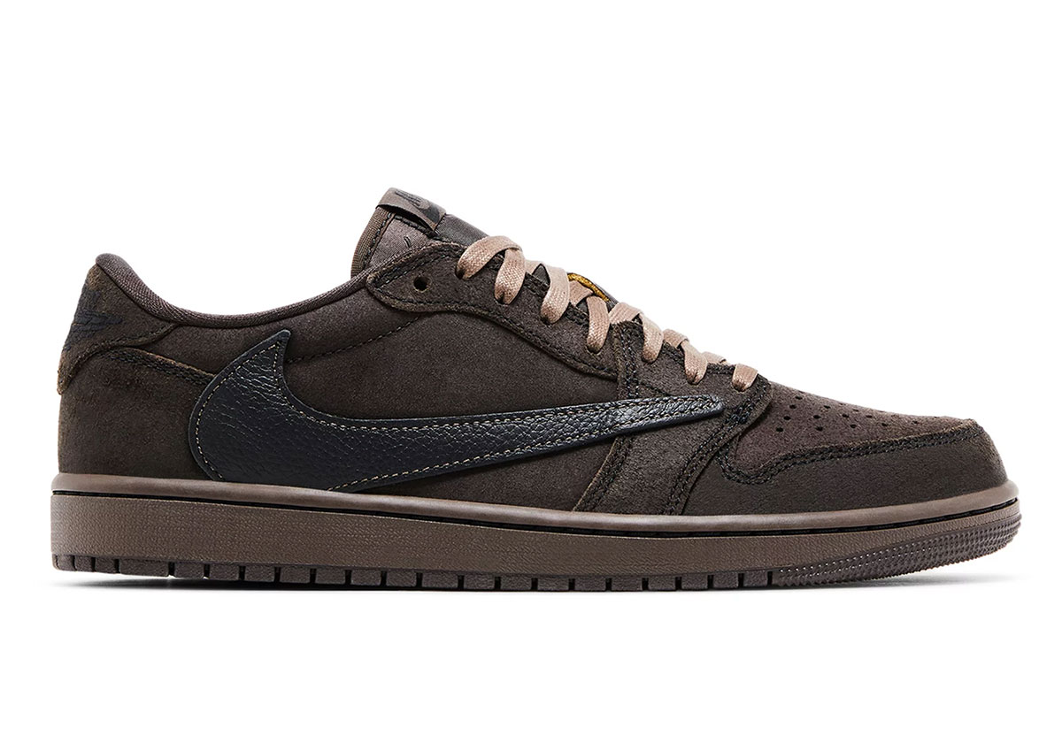 Velvet Brown Travis Scott Jordan 1 Low DM7866 202 SneakerNews