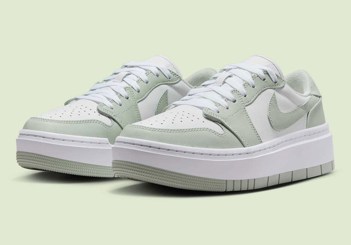 Jordan Brings "Seafoam" To The Platformed Air Jordan 1 Low Elevate