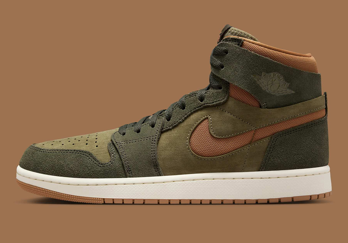 Air Jordan 1 Zoom Cmft 2 Olive Gum Dv1307 201 2