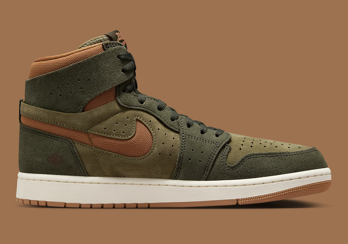 Air Jordan 1 Zoom Cmft 2 Olive Gum Dv1307 201 4