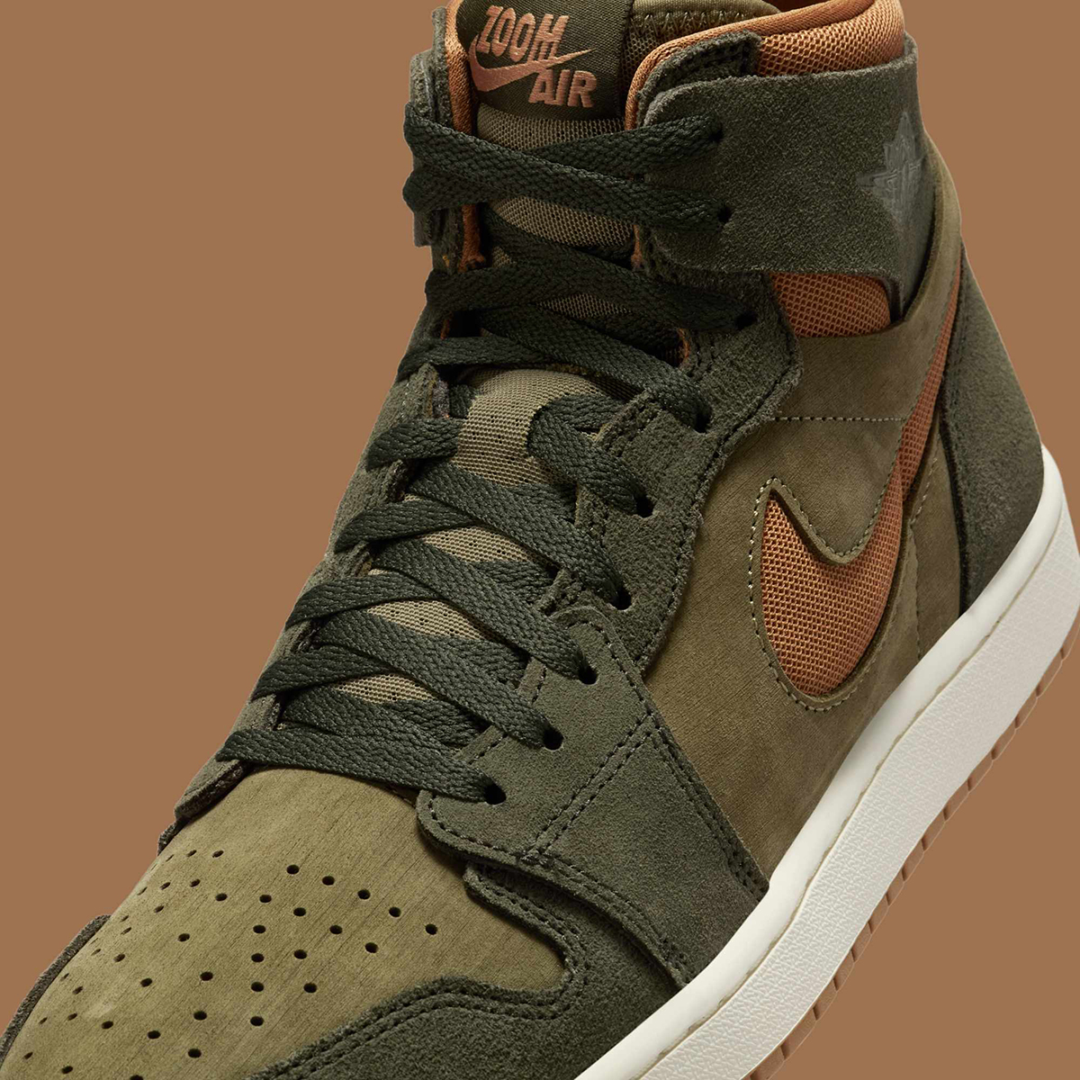 Air Jordan 1 Zoom Cmft 2 Olive Gum Dv1307 201 7