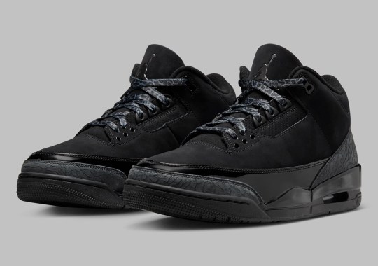 Official Images Of The Air Jordan 3 "Black Cat"