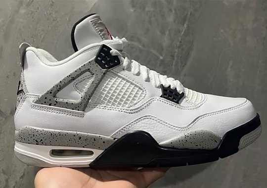 First Look At The 2025 Air Jordan 4 “White Cement”