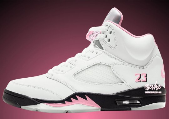 The Air Jordan 5 "Medium Soft Pink" Will Feature "23" Text