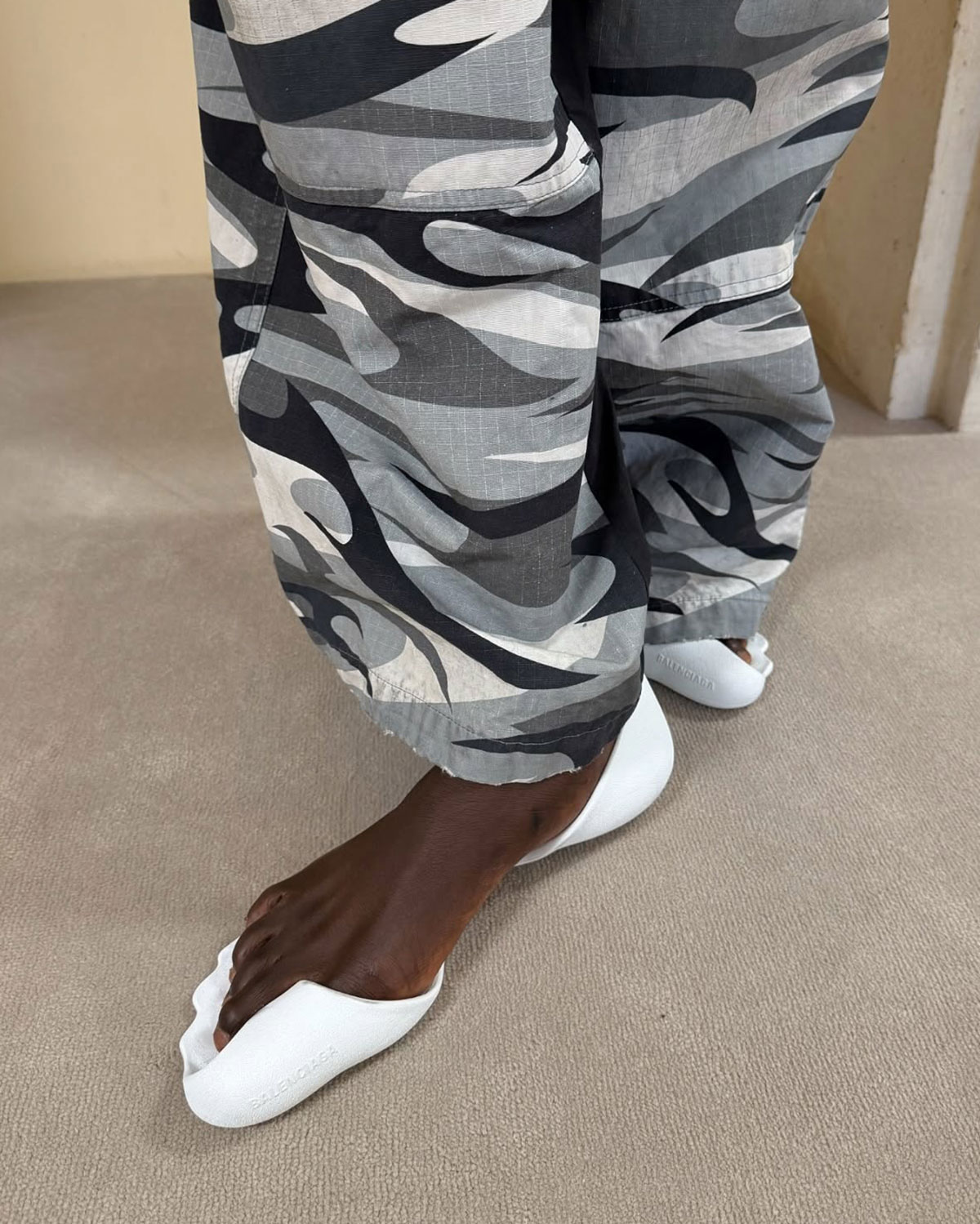 Balenciaga Barefoot Zero Shoes On Foot 6