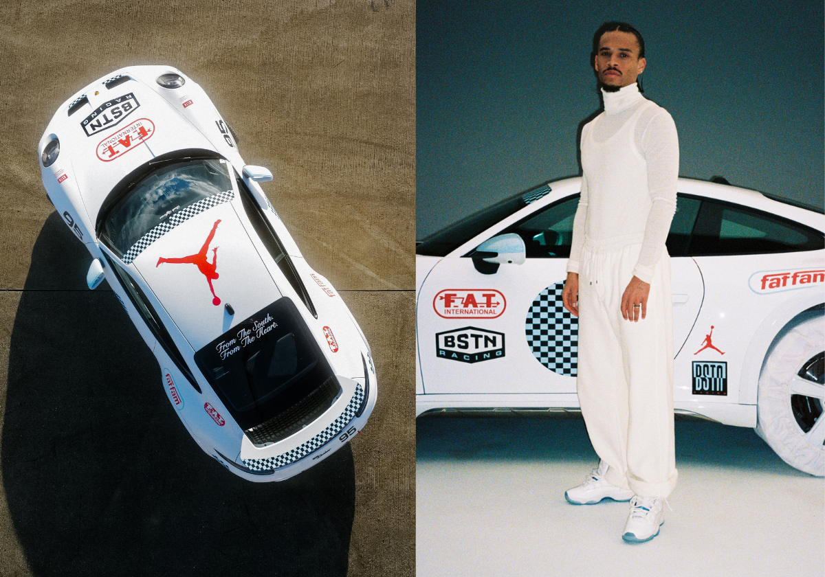 BSTN Created A Custom Porsche To Celebrate The Air Jordan 11 “Legend Blue” Release