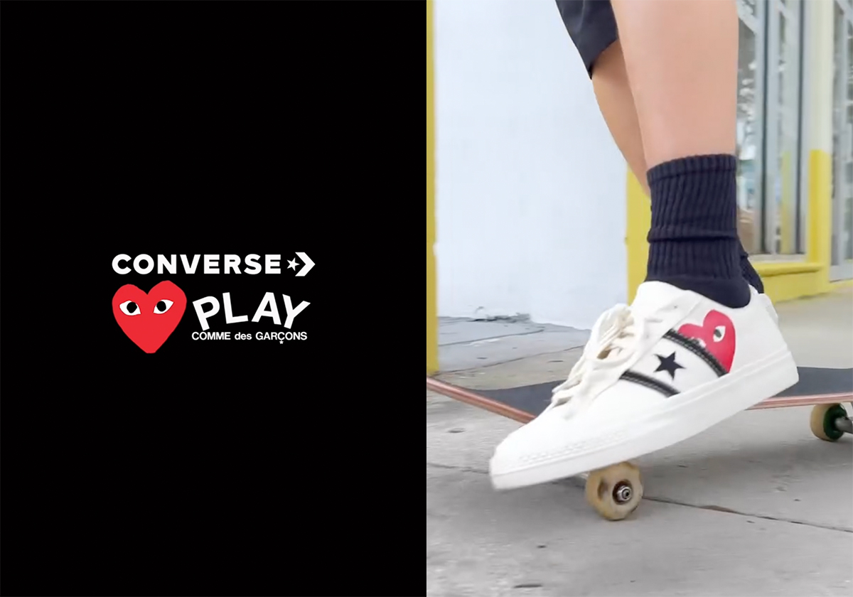 Comme des Garçons PLAY Goes Skating With The Converse One Star Academy Pro