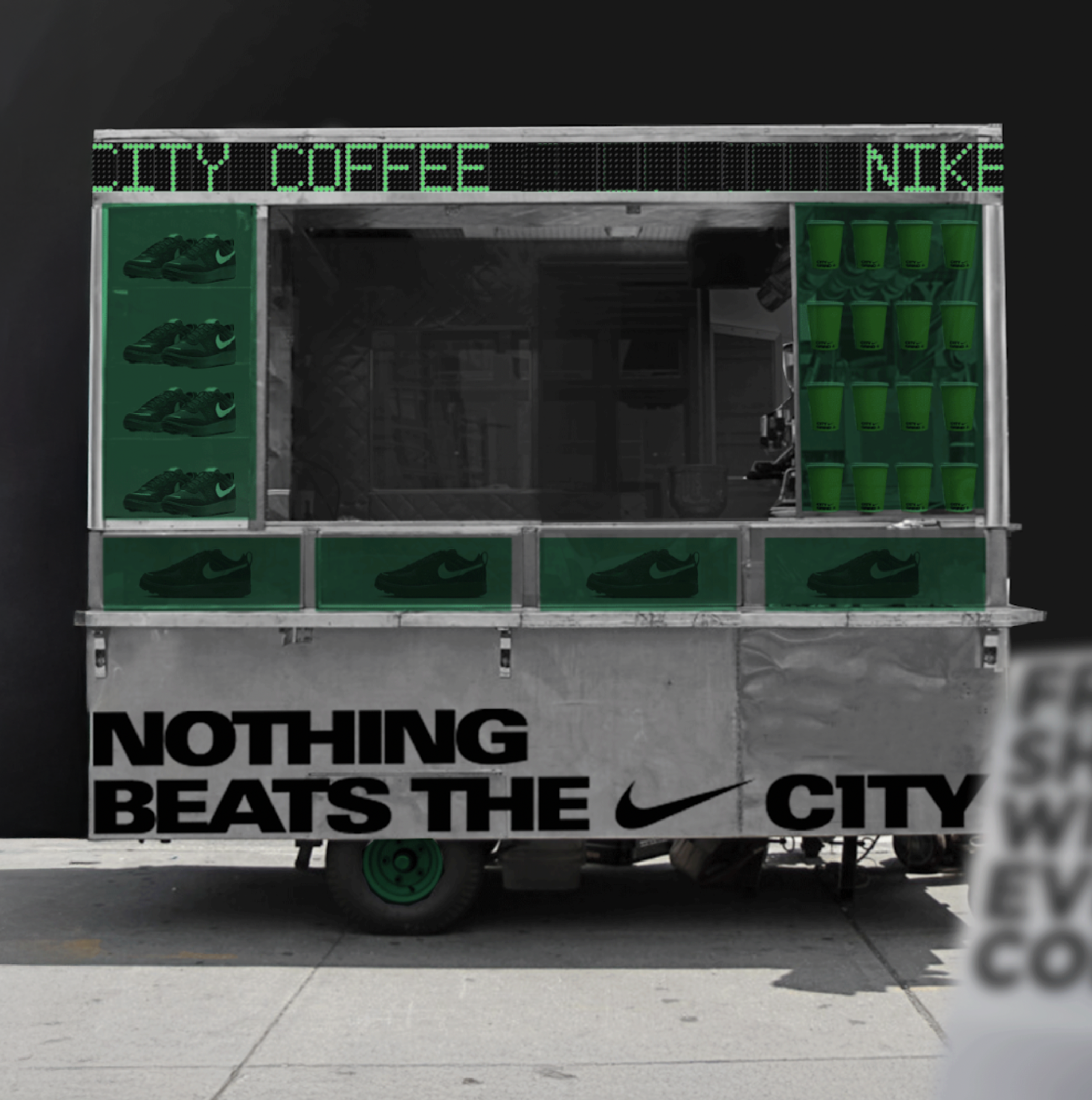 Foot Locker Cafe Colmado Nike C1ty Coffee Cart 0