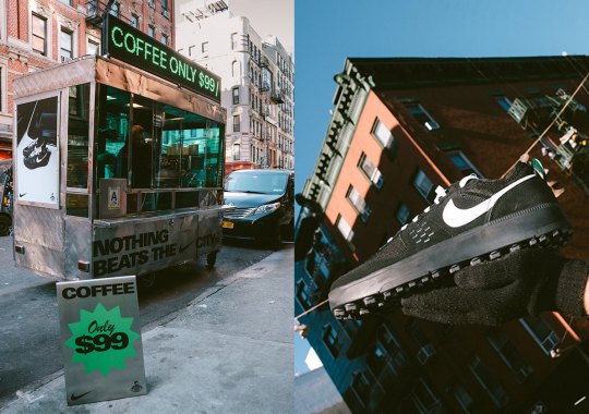 Foot Locker Takes Over An NYC Coffee Stand To Celebrate The Nike C1TY